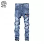versace jeans 2020 pas cher denim ripped embroidery p5021313